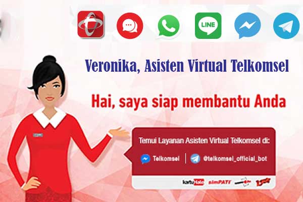 Tanya Veronika Asisten Virtual Telkomsel