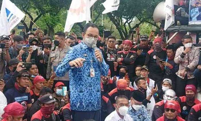 anies baswedan dan buruh