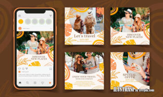 desain feed instagram yang estetik